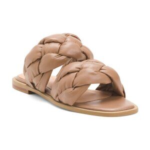 ALTA Almond Made In Colombia Leather Odette Flat Sandals